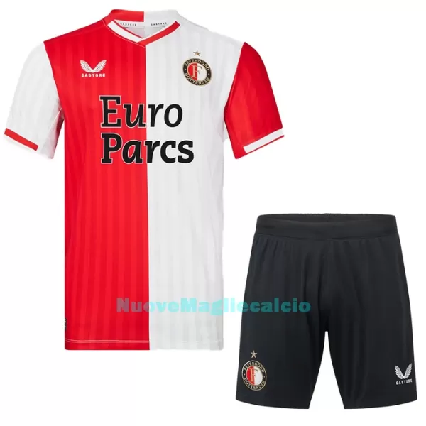 Completo calcio Feyenoord Rotterdam Bambino Primo 2023/24