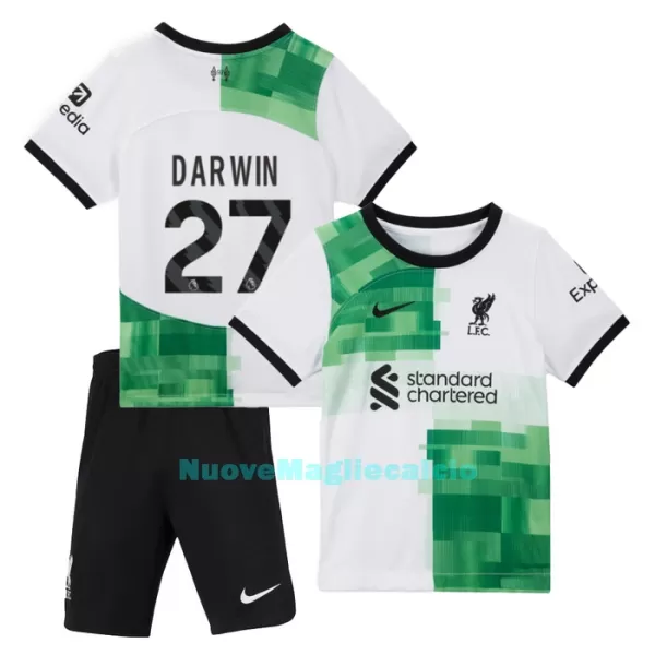 Completo calcio Liverpool Darwin 27 Bambino Secondo 2023/24