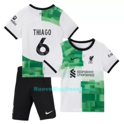 Completo calcio Liverpool Thiago 6 Bambino Secondo 2023/24 Completo calcio Liverpool Thiago 6 Bambino Secondo 2023/24