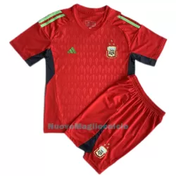 Completo calcio Portiere Argentina Bambino Secondo Mondiali 2022 Completo calcio Portiere Argentina Bambino Secondo Mondiali 2022
