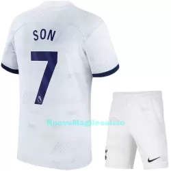 Completo calcio Tottenham Hotspur Son 7 Bambino Primo 2023/24 Completo calcio Tottenham Hotspur Son 7 Bambino Primo 2023/24