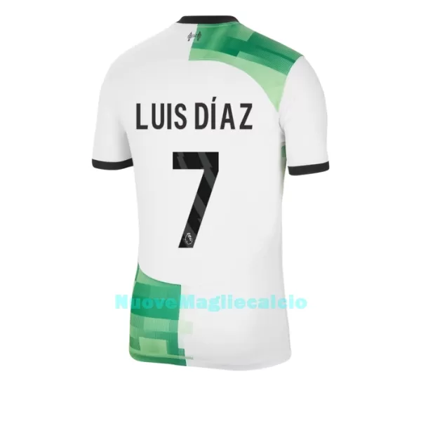 Maglia Liverpool Luis Díaz 7 Uomo Secondo 2023/24