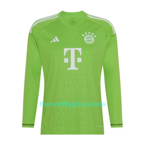 Maglia Portiere FC Bayern Monaco Manuel Neuer 1 Uomo Secondo 2023/24 Maniche Lunghe