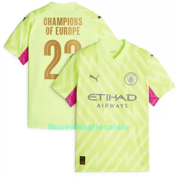 Maglia Portiere Manchester City Champions of Europe Uomo 3rd 2023/24