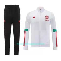 Manchester United Tute da giacca da allenamento Uomo 2023/24 Bianca Manchester United Tute da giacca da allenamento Uomo 2023/24 Bianca