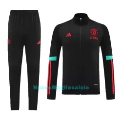 Manchester United Tute da giacca da allenamento Uomo 2023/24 Nera Manchester United Tute da giacca da allenamento Uomo 2023/24 Nera