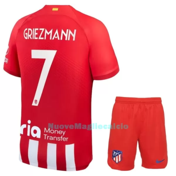 Completo calcio Atlético Madrid Griezmann 7 Bambino Primo 2023/24