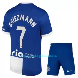 Completo calcio Atlético Madrid Griezmann 7 Bambino Secondo 2023/24 Completo calcio Atlético Madrid Griezmann 7 Bambino Secondo 2023/24