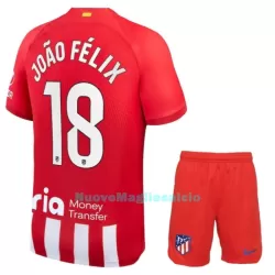 Completo calcio Atlético Madrid João Félix 18 Bambino Primo 2023/24 Completo calcio Atlético Madrid João Félix 18 Bambino Primo 2023/24