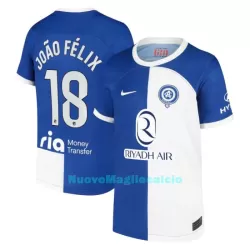 Maglia Atlético Madrid João Félix 18 Uomo Secondo 2023/24 Maglia Atlético Madrid João Félix 18 Uomo Secondo 2023/24