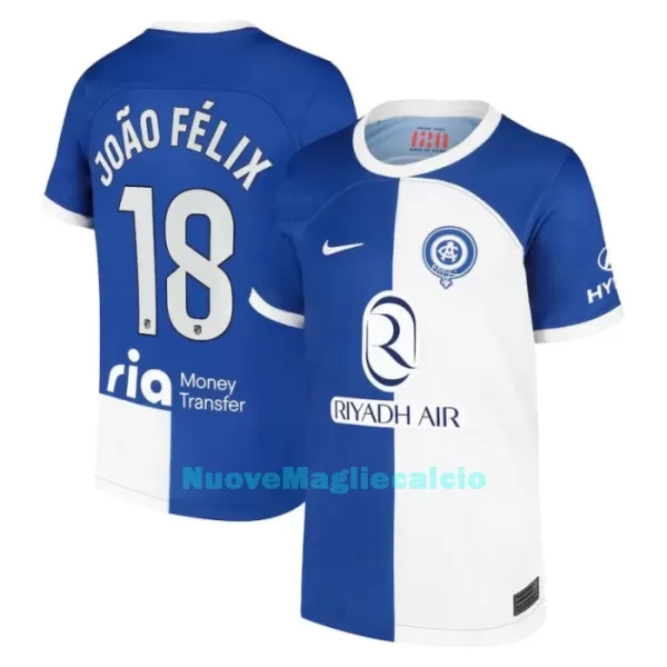 Maglia Atlético Madrid João Félix 18 Uomo Secondo 2023/24