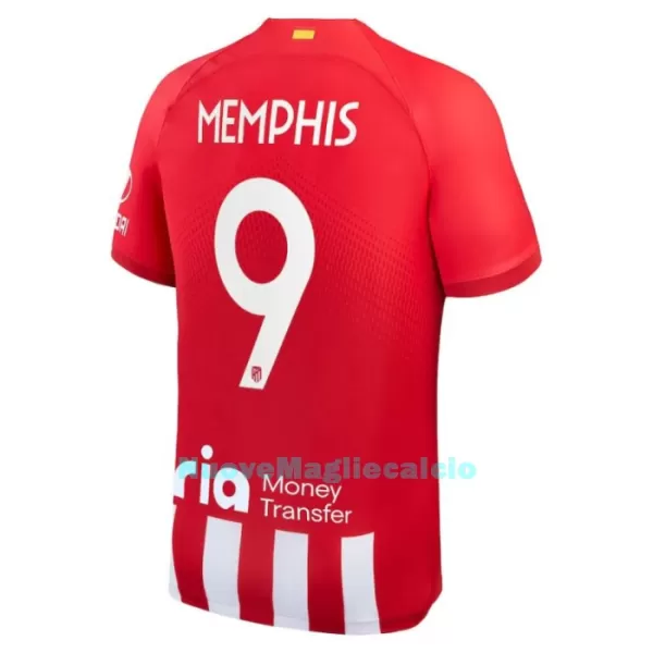 Maglia Atlético Madrid Memphis 9 Uomo Primo 2023/24