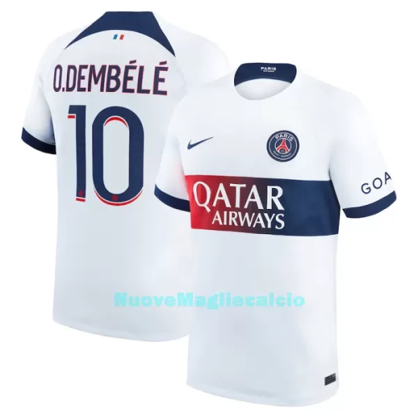 Maglia Paris Saint-Germain Dembele 10 Uomo Secondo 2023/24