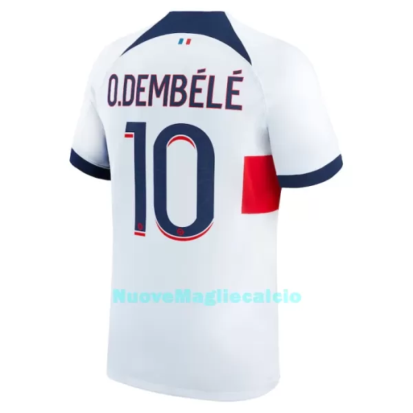 Maglia Paris Saint-Germain Dembele 10 Uomo Secondo 2023/24