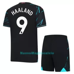 Completo calcio Manchester City Haaland 9 Bambino 3rd 2023/24 Completo calcio Manchester City Haaland 9 Bambino 3rd 2023/24