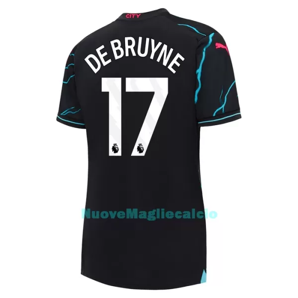 Maglia Manchester City De Bruyne 17 Donna 3rd 2023/24