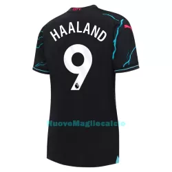 Maglia Manchester City Haaland 9 Donna 3rd 2023/24 Maglia Manchester City Haaland 9 Donna 3rd 2023/24