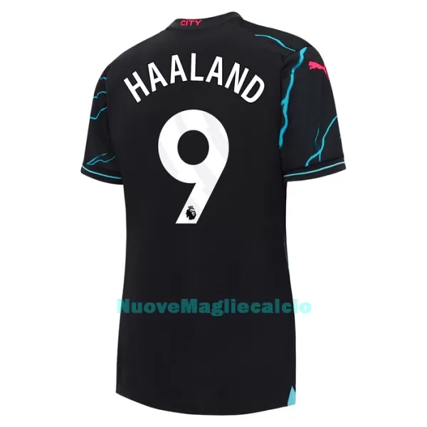 Maglia Manchester City Haaland 9 Donna 3rd 2023/24