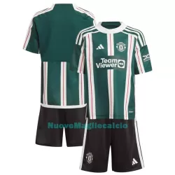 Completo calcio Manchester United Bambino Secondo 2023/24 Completo calcio Manchester United Bambino Secondo 2023/24