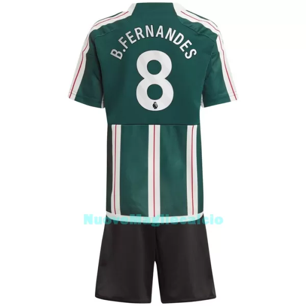 Completo calcio Manchester United Bruno Fernandes 8 Bambino Secondo 2023/24