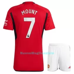 Completo calcio Manchester United Mount 7 Bambino Primo 2023/24 Completo calcio Manchester United Mount 7 Bambino Primo 2023/24