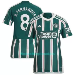 Maglia Manchester United Bruno Fernandes 8 Donna Secondo 2023/24 Maglia Manchester United Bruno Fernandes 8 Donna Secondo 2023/24