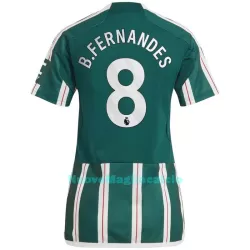 Maglia Manchester United Bruno Fernandes 8 Donna Secondo 2023/24