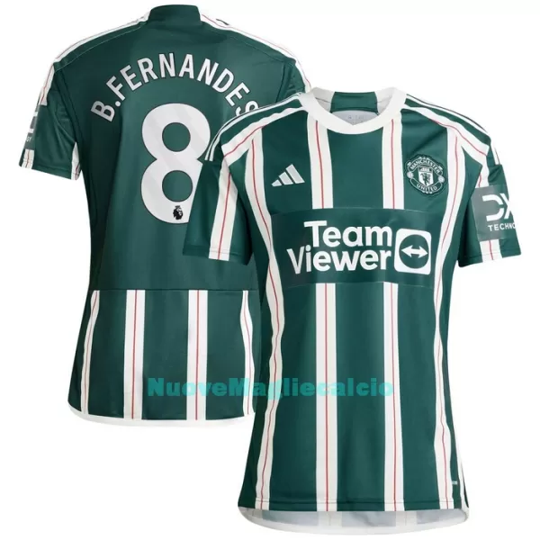 Maglia Manchester United Bruno Fernandes 8 Uomo Secondo 2023/24