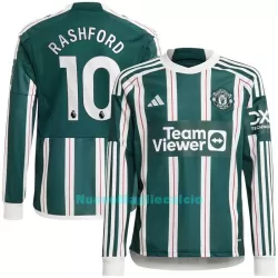 Maglia Manchester United Rashford 10 Uomo Secondo 2023/24 Maniche Lunghe Maglia Manchester United Rashford 10 Uomo Secondo 2023/24 Maniche Lunghe