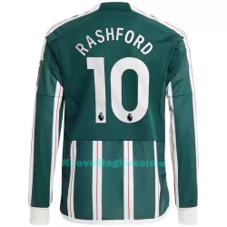 Maglia Manchester United Rashford 10 Uomo Secondo 2023/24 Maniche Lunghe