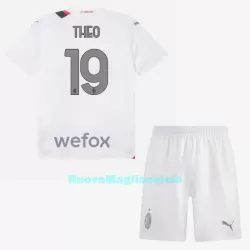 Completo calcio AC Milan Theo 19 Bambino Secondo 2023/24 Completo calcio AC Milan Theo 19 Bambino Secondo 2023/24