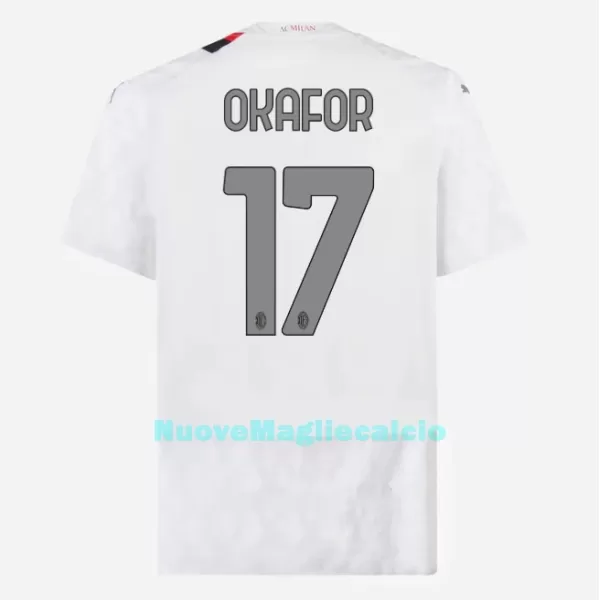 Maglia AC Milan Okafor 17 Uomo Secondo 2023/24