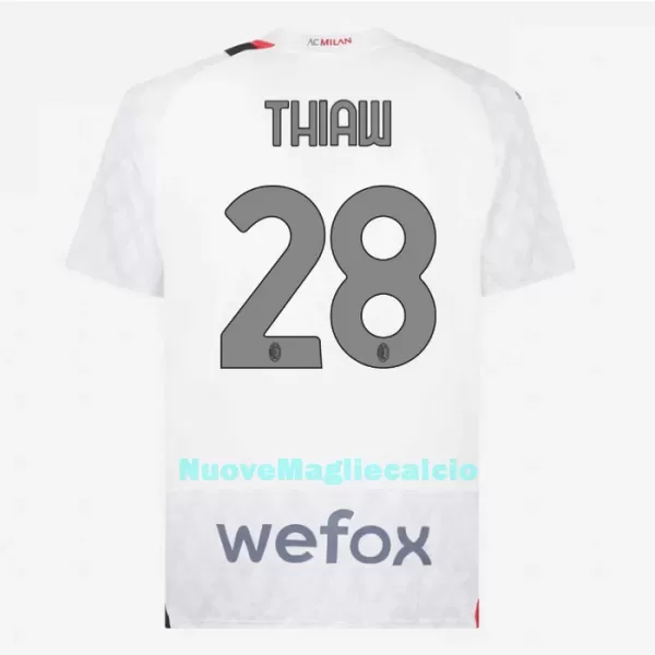 Maglia AC Milan Thiaw 28 Uomo Secondo 2023/24
