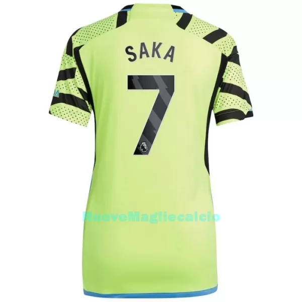 Maglia Arsenal Saka 7 Donna Secondo 2023/24