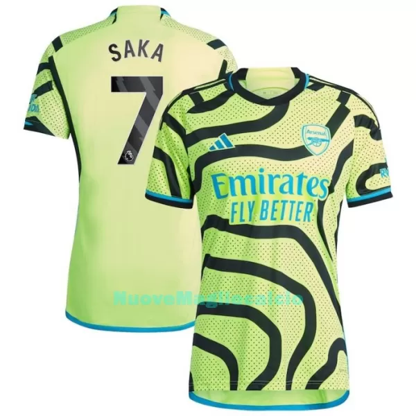 Maglia Arsenal Saka 7 Uomo Secondo 2023/24