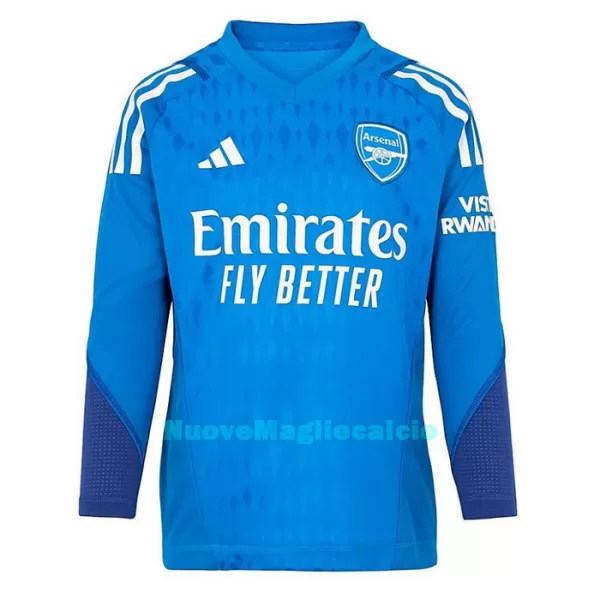 Maglia Portiere Arsenal Uomo Secondo 2023/24 Maniche Lunghe