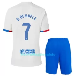 Completo calcio Barcellona O. Dembele 7 Bambino Secondo 2023/24 Completo calcio Barcellona O. Dembele 7 Bambino Secondo 2023/24