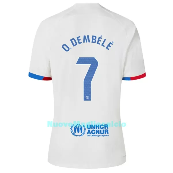 Completo calcio Barcellona O. Dembele 7 Bambino Secondo 2023/24