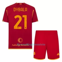 Completo calcio AS Roma Dybala 21 Bambino Primo 2023/24 Completo calcio AS Roma Dybala 21 Bambino Primo 2023/24