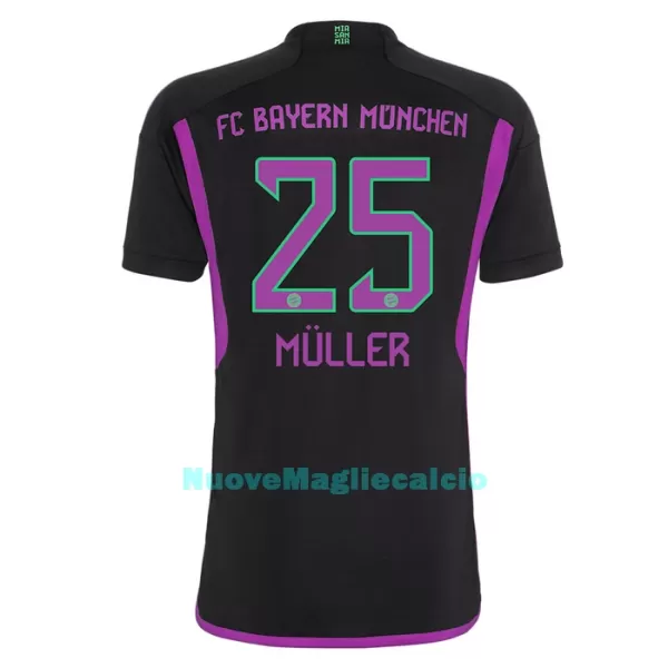 Completo calcio FC Bayern Monaco Müller 25 Bambino Secondo 2023/24