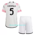 Completo calcio Juventus Locatelli 5 Bambino Secondo 2023/24