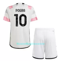 Completo calcio Juventus Pogba 10 Bambino Secondo 2023/24 Completo calcio Juventus Pogba 10 Bambino Secondo 2023/24