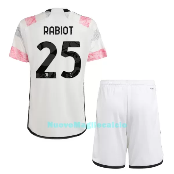 Completo calcio Juventus Rabiot 25 Bambino Secondo 2023/24