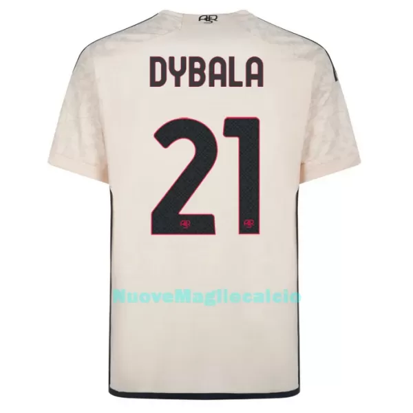 Maglia AS Roma Dybala 21 Uomo Secondo 2023/24