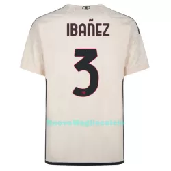 Maglia AS Roma Ibanez 3 Uomo Secondo 2023/24 Maglia AS Roma Ibanez 3 Uomo Secondo 2023/24