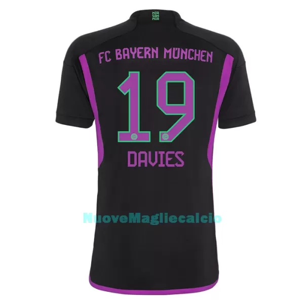 Maglia FC Bayern Monaco Davies 19 Uomo Secondo 2023/24