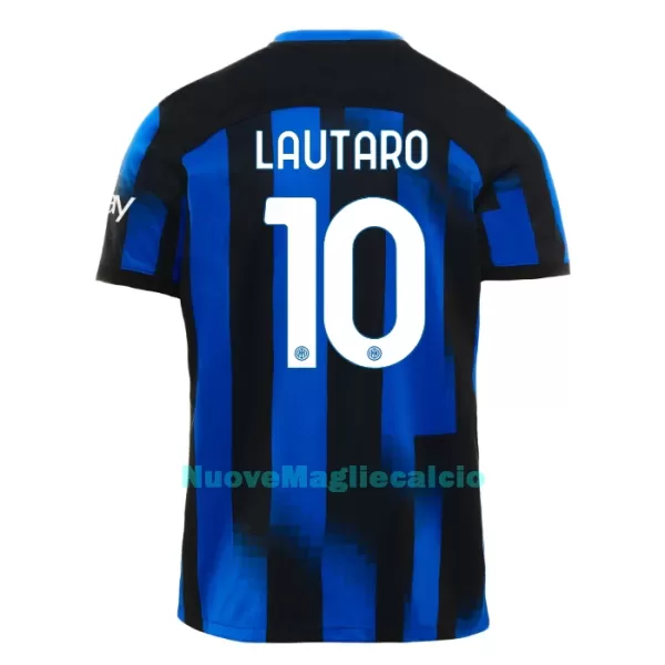 Maglia Inter Milan Lautaro Martinez 10 Uomo Primo 2023/24