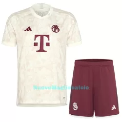 Completo calcio FC Bayern Monaco Champions League Bambino 3rd 2023/24 Completo calcio FC Bayern Monaco Champions League Bambino 3rd 2023/24