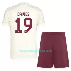 Completo calcio FC Bayern Monaco Davies 19 Champions League Bambino 3rd 2023/24 Completo calcio FC Bayern Monaco Davies 19 Champions League Bambino 3rd 2023/24