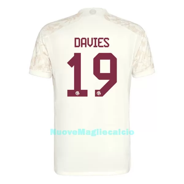 Maglia FC Bayern Monaco Davies 19 Champions League Uomo 3rd 2023/24